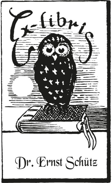 Ex Libris Kategorie Tiere, Eulen