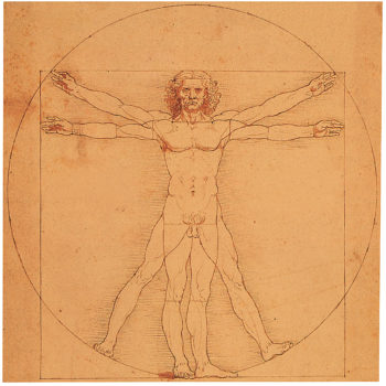Leonardo da Vinci, vitruvianische Mensch
