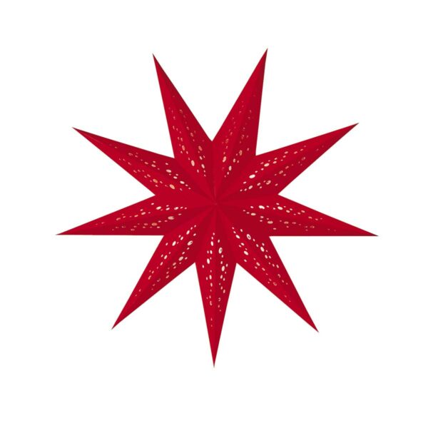 Stern Weihnachten Lampe, rot