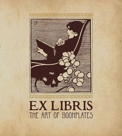 Ex Libris Lesende Dame, Art Nouveau