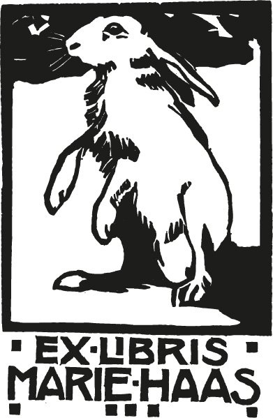 Bookplate Rabbit