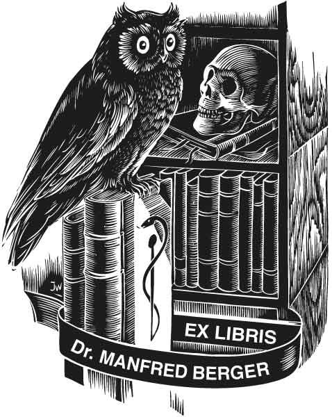 Owl Wise Bird Ex libris Book Stamp Personalized, Handmade Gifts in