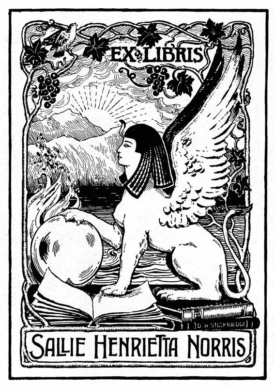 Ex Libris Ägypten, Sphinx