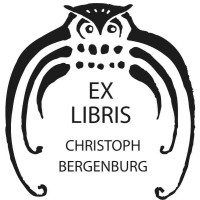 Ex Libris Eule Rahmen