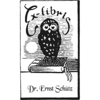 Ex Libris Eule und Buch