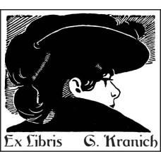 Ex Libris Frau mit Hut