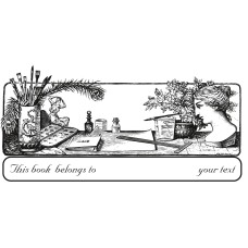 Ex Libris Zeichnen und Malstifte