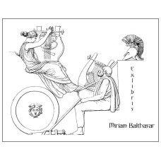 Bookplate Harps (el mu-harf-11) by www.exlibris-insel.de/shop