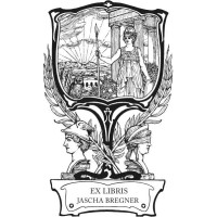 Ex Libris Justitia, Athene und Merkur