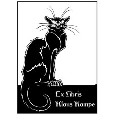 Bookplate Cat Montmartre