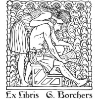 Ex Libris Muse und Lesender