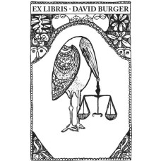 Ex Libris Rabe mit Waage (el ju-099) by www.exlibris-insel.de/shop