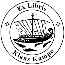 Ex Libris Schiff des Dionysos