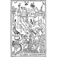 Bookplate Students and Birds