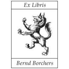 Bookplate Wolf, Heraldry (el wolf-her) by www.exlibris-insel.de/shop