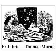 Ex Libris platonische Körper (el A+B-0239) by www.exlibris-insel.de/shop