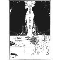 Bookplate two reading people