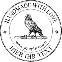 Adressstempel - Eule - mit Ihrem Text
