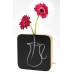 Blumen Vase mit Schiefertafel (Mo-14036) by www.exlibris-insel.de/shop