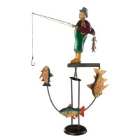 Balance Pendelfigur Fliegenfischer