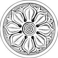Lotos Icon Stamp