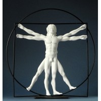 Sculpture vitruvian man
