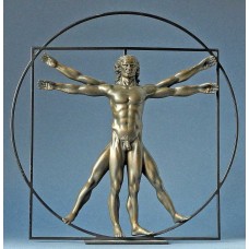 Skulptur vitruvianische Mensch (PA-DAV04) by www.exlibris-insel.de/shop