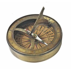 Pocket Sundial with Compass