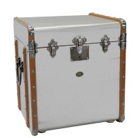 Vintage travel suitcase table
