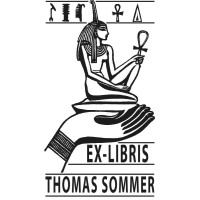 Ex Libris Isis mit Ankh