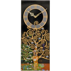 Wall clock, the tree of life of Gustav Klimt