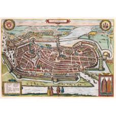 Old representation of the Hamburg city view (bi-sax-infer) by www.exlibris-insel.de/shop