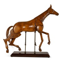 Pferd, bewegliche Holz Figur