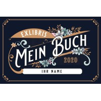 Bookplate Vintage 200 pcs Label Print