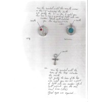 Ying-Yang sundial jewelry pendant