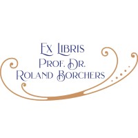 Bookplate text two colors