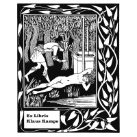 Ex Libris Aubrey Beardsley, Arthur, Tristan und Isolde