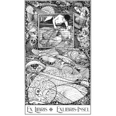 Ex Libris der Fischer und seine Seele (el jug-vogeler-wilde-fischer) by www.exlibris-insel.de/shop