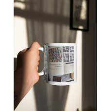 Ex Libris on a mug