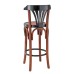 Barstool with backrest (M-MF044A) by www.exlibris-insel.de/shop