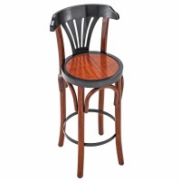Barstool with backrest