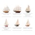 Sailing Yacht Endeavour Classic Wood, America s Cup (M-AS156) by www.exlibris-insel.de/shop