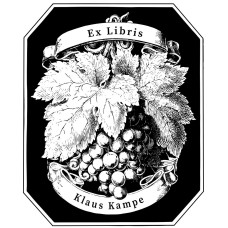 Bookplate Grapes and Leaves