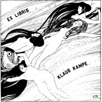 Bookplate Gustav Klimt, Fischblut