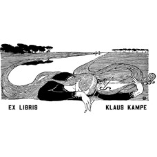 Ex Libris Frau mit Geige
