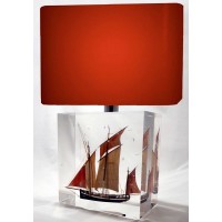 Tischlampe Segelschiff Fischkutter