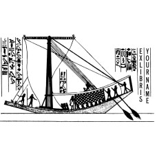 Ex Libris Schiff in Ägypten