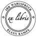 Prägezange und Stempel Logo Art Déco Rahmen mit Text