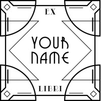 Prägezange  und Stempel Logo Art Déco