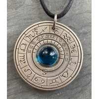 Sundial Saturn with Planets and Zodiac Signs